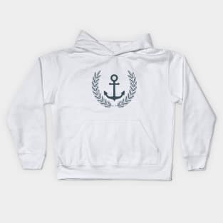 anchor captain Kids Hoodie